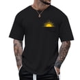 thumbnail image 3 of T-shirts pour Hommes Décontractés Amples à Col Rond à Manches Courtes T-Shirt pour Hommes - Design d'Impression Élégant Coupe Confortable Idéal pour le Quotidien, 3 of 3