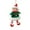 E, variant on geerera Christmas Top Hat Ornament, White Plush Hanging Decoration, 5.7x4.3 Inch Festive Tree Decor for Home, Office, Gift