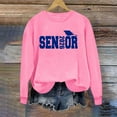 thumbnail image 3 of Uootdi Senior Class of 2026 Graduation Sweatshirt for Women Oversized Crewneck Long Sleeve Shirt Pullover Teen Clothes Gift Loo se Pullover Tops, 3 of 5