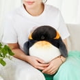 thumbnail image 2 of Chubby King Penguin Stuffed Animal Plush Toy, Cute Penguin Plushies, 2 of 6