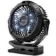thumbnail image 1 of Ventilador portátil para acampar Gaiatop 4000 mAh con linterna LED y gancho, 1 of 3