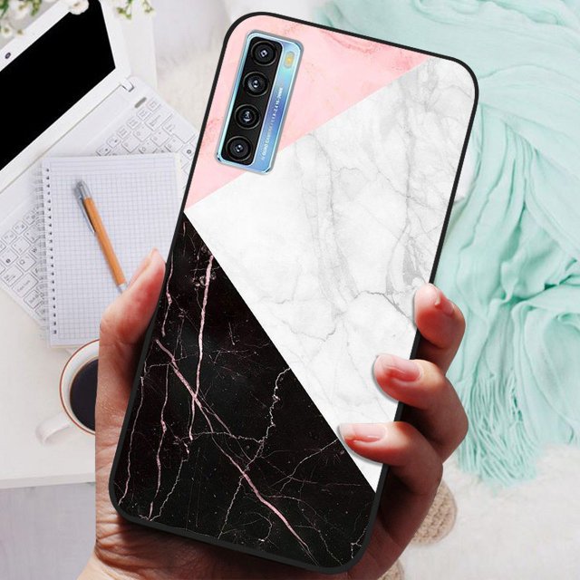 For TCL 20L Plus Case Silicone Fashion Soft Phone Cover for TCL 20 5G / 20S / 20L Plus Case Funda Cute TPU Coque Protective 38 For TCL 20S