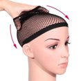 thumbnail image 3 of 10PCS High Temperature Fiber Wig Net Elastic Mesh Wig Hairdressing Accessories (Black), 3 of 7