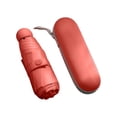 thumbnail image 1 of Billuyoard Paraguas plegable para senderismo para mujer, a prueba de sol, impermeable, 5 pliegues, para el sol y la lluvia, Mini sombrilla a Paraguas de lluvia Rojo, 1 of 6