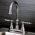 thumbnail image 2 of Kingston Brass KS2491TL 4 Inch Center Bar Faucet - Polished Chrome, 2 of 2