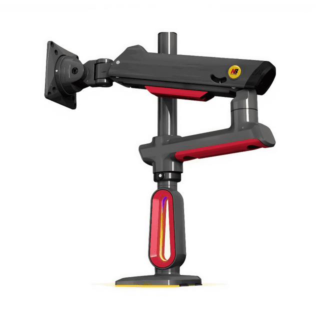 Soporte Gaming con RGB para Monitor 32–60" | Brazo Ergonómico Ajustable | Negro