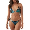 thumbnail image 1 of Disketp Tropical Paradise Window View para Bañador de Dos Piezas para Mujer, Bikini Sexy Halter String, Conjunto de Bikini en Triángulo, 1 of 6