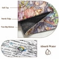 thumbnail image 6 of Brown Turtle Coastal Area Rugs 3'x5', Small Throw Rugs for Living Room Bedroom, Summer Beach Coral Seahorse Ocean Octopus Indoor Outdoor Rug Non-Slip Low Pile Carpet Runner Reversible Floor Mats, 6 of 8