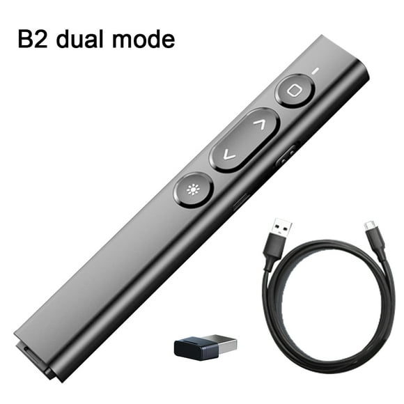 Laser Page Turning Pen for Powerpoint Presentations, 100M Presentation Clicker USB Slides Clicker for Mac/Win/Computer/Laptop Presentation Pointer