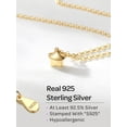 thumbnail image 5 of ChicSilver 925 Sterling Silver Star Necklace for Women, Dainty Star Pendant Necklace, Minimalist Silver Jewelry Gift for Her, 5 of 7