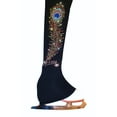 thumbnail image 1 of Ice Skating Pants with "Charming Peacock Feather" Rhinestone Design, 1 of 3