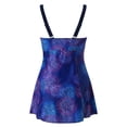 thumbnail image 6 of zaveiop Bathing Suits Tummy Control Womens Mesh Swimdress One Piece Swimsuits for Women Athletic Swimwear (Purple, XXL), 6 of 8