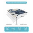 thumbnail image 5 of Coastal Crab Twin Size Down Alternative Comforter, Lightweight Comforter Quilt Bedding Set with Pillow Shams Nautical Ocean Beach Fish Starfish All Seasons Bed Comforter Duvet Insert 68"x86", 5 of 7