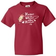 thumbnail image 3 of Inktastic Tennessee Home is Where The Heart is with Watercolor Floral Youth T-Shirt, 3 of 5