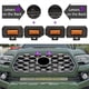 thumbnail image 4 of 4PCS LED Front Grill Lights for Toyota Tacoma Raptor TRD Off Road Sport 2020 2021 External Grille La, 4 of 5