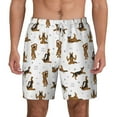 thumbnail image 2 of Goofa German Shepherd Dog Printed Men's Swim Trunks Board Shorts Quick Dry Mens Swimming Trunks with Compression Liner,Breathable Fit Hawaii Beach Shorts-X-Large, 2 of 9