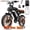 V30 PRO MAX BR 1222, variant on 3000W(Peak) Motor MOVCAN V30 Pro Max Electric Bike for Adults,,20" Fat Tire Ebike, 37.5MPH 100 Miles, 48V 31.2Ah Dual Battery Motorcycle Ebike for Off-roading
