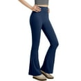 thumbnail image 2 of High Waisted Work Pants for Women Business Casual Outfits 2025 Office Dress Pants Trousers with Pockets ,Navy - XL, 2 of 4
