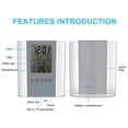 thumbnail image 5 of LYUMO Digital Alarm Clock Temperature Display Table Pencil Holder Case Organizer ,Clock Pencil Holder, Digital Clock Holder, 5 of 8