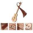 thumbnail image 3 of Shisuyan Guitar Shape Bamboo Bookmark Creative Book Mark Decoration Bamboo Page-marker, 3 of 9