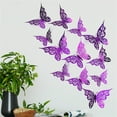 thumbnail image 3 of 12 Pcs Butterfly Decorations,3 Sizes 3 Styles,Exquisite 3D Butterfly Wall Decor,Butterfly Party Birthday Decorations,Butterflies for Crafts,Removable Wall Stickers Room Decor, 3 of 6