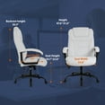 thumbnail image 7 of BestOffice Ergonomic Large Office Chair, Lumbar Support, Swivel Rolling for Men, Women(White), 7 of 7