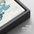 thumbnail image 4 of IDEA4WALL Framed Canvas Art Wall Decor Icebound Master Aritst John Henry Twachtman Oil Painting Impressionism Contemporary for Dorm Home Office - 24"x36", 4 of 4