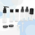 thumbnail image 3 of Unique Bargains 11 Pcs Travel Container Set Reusable Travel Bottles Set Black, 3 of 6