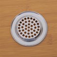 thumbnail image 2 of UHUSE STEEL PLUG STRAINER Bath/Bathroom Sink Shower Drain Filter Cover Hair Catcher UK, 2 of 5