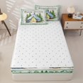 thumbnail image 4 of Homewish Rustic Camping Adventure Zipper Twin Comforter Sets with Fitted Sheet and 2 Pillowcases,Rustic Country Style Zipper Bedding Set For Boys Kids,Reversible,4-Piece, 4 of 7
