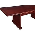 thumbnail image 5 of 8ft - 24ft Traditional Conference Room Table, Boardroom Table (20ft w/ 3 Power Module, Mahogany), 5 of 6