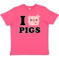 thumbnail image 3 of Inktastic I Love Pigs Youth T-Shirt, 3 of 5