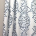 thumbnail image 3 of DriftAway Samantha Door Curtain, Sidelight Curtain,Thermal Rod Pocket Room Darkening Privacy Front Door Panel, Single Curtain with Bonus Adjustable Tieback, 25"X72"+1.5" Header (Dusty Blue), 3 of 8