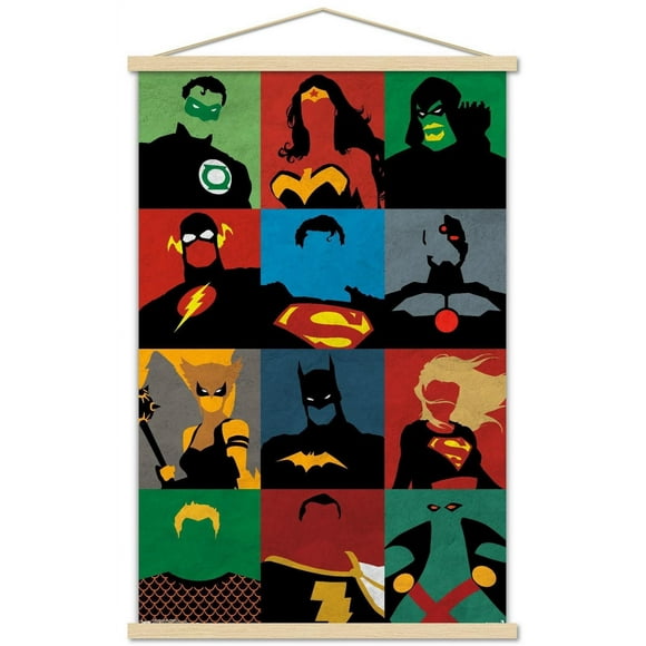 DC Comics - Justice League - Minimalist Wall Poster, 22.375" x 34"