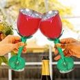 thumbnail image 2 of 1/2/4 Pcs Verres à Vin en Forme de Feuille de Rose pour Cocktails Boissons Restaurants Bars à Café, 2 of 8