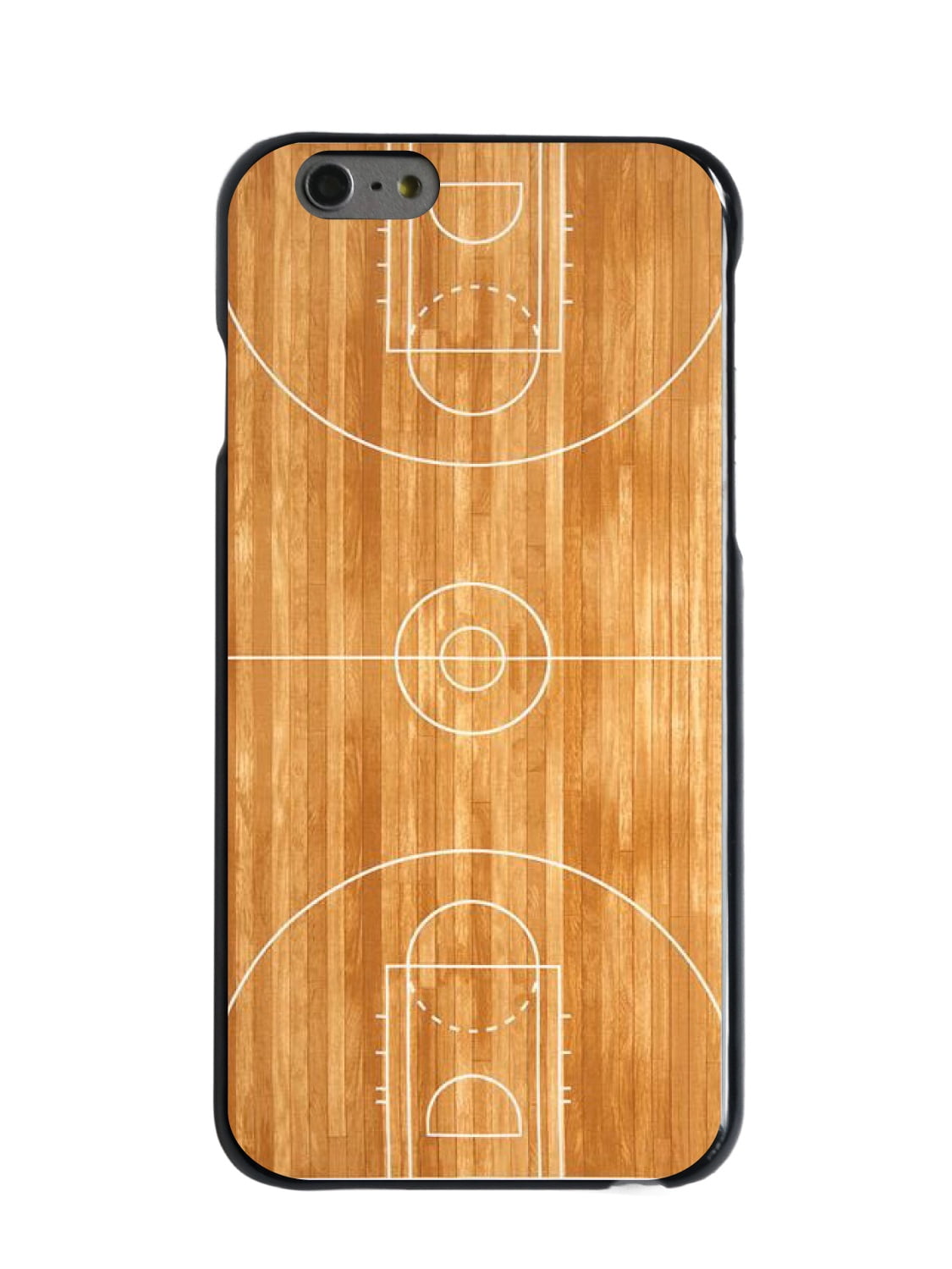 Custom Black Hard Plastic Snap On Case For Apple Iphone 7 Iphone 8 4 7 Screen Basketball Court Layout Walmart Com
