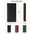 thumbnail image 6 of Mandu RFID Long Wallet for Men Slim Bifold Wallet with ID Window Card Holder Cash Pocket and Zipper Coin Pocket, Business Wallet for Daily Use, 6 of 6