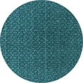thumbnail image 1 of Ahgly Company Indoor Round Oriental Light Blue Industrial Area Rugs, 5' Round, 1 of 4