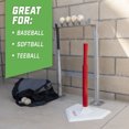 thumbnail image 3 of GoSports Baseball & Softball 22 à 37 Pouces Hauteur Réglable Rubber Battement Tee, 3 of 6