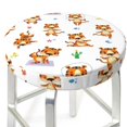 thumbnail image 3 of Disketp Tigers go in for Sports Funda Redonda para Taburete, Funda de Cojín para Silla de Bar Suave y Elástica-13 inch, 3 of 7