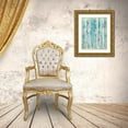 thumbnail image 3 of Day, Kellie 26x32 Gold Ornate Wood Framed with Double Matting Museum Art Print Titled - Love Aqua, 3 of 4