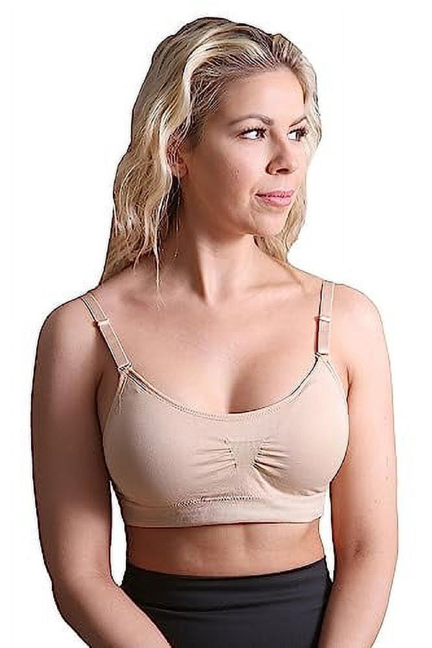 JOY BRA LACE Scoopneck Wireless Full Coverage Bra for Women 28A to 36DD Wear Everday Bra (Nude)