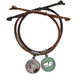 thumbnail image 1 of Pulsera de cuero Unbranded belleza flor roja Cuerda Mano Cadena Dinero Pulsera, 1 of 2