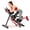 Black, variant on RICAN Dual Track ab Machine, ab Workout Equipment for Home Gym, Height Adjustable Ab Trainer Exercise Equipment, Foldable Fitness Equipment, Core & Abdominal Exercise and Strength Training