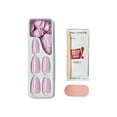 thumbnail image 2 of KISS imPRESS Color Long-Lasting Medium Coffin Press-On Nails, Solid White, 30 Pieces, 2 of 6