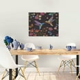 thumbnail image 5 of Logiee Humming Bird Print Canvas Wall Art ,Art Poster,Canvas Decorative Picture,Decor Wall Pictures for Living Room Bedroom Bathroom,Ready to Hang, 5 of 6