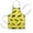Yellow Halloween Bats, variant on White Halloween Lanterns Kids Aprons for Girls and Boys,Adjustable Neck Strap Toddler Aprons for Kids Cooking Baking