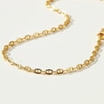 thumbnail image 6 of Tilo Jewelry Yellow Gold Plated Solid 925 Sterling Silver 2.75mm Anchor Mariner Chain Necklace with Secure Lobster Lock | 18 Inch | Everyday Necklace for Women, Men, Unisex, 6 of 12