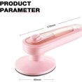 thumbnail image 2 of 1 pieza (rosa) vaporizador de ropa, vaporizadores de mano para ropa, plancha colgante de mano portátil, máquina de planchar portátil de mano, mini vaporizador de ropa, máquina de planchar colgante para viaje en casa oso de fresa Electrónica, 2 of 5