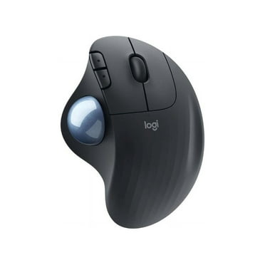 Logitech ERGO M575 Wireless Trackball Mouse - Easy thumb control, precision and smooth tracking, ergonomic comfort design, for Windows, PC and Mac with Bluetooth and USB capabilities - Graphite